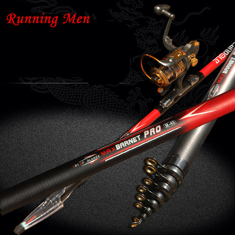 2017 Fishing Pole Stream Fishing Rod Carbon Fiber Telescopic Fishing Rod Ultra Light Carp Fishing Pole Portable telescopic rod