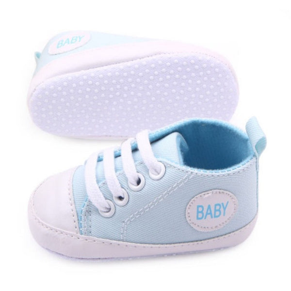 Infant Toddler Sneakers Baby Boys Girls Soft Sole Crib Shoes to 0-18Months G39