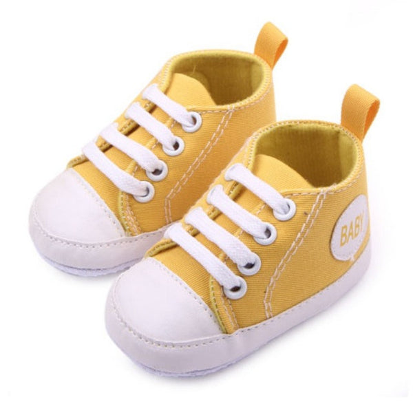 Infant Toddler Sneakers Baby Boys Girls Soft Sole Crib Shoes to 0-18Months G39