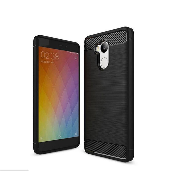 Phone Cases For Xiaomi Redmi 4 Pro Luxury Carbon Fiber Anti-drop TPU Soft Cover For Redmi 4 Pro Back Cover Redmi 4 Pro Prime