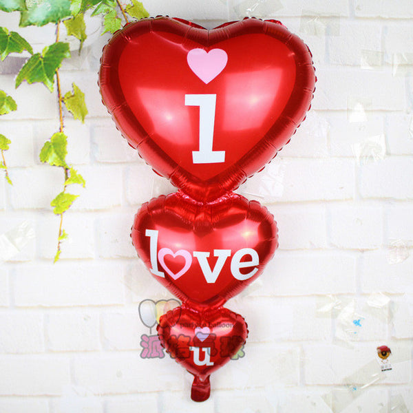 Large 40inch Romantic Wedding Link LOVE Letter Balloon Birthday Party Valentine's Day Decoration Helium Foil Globos