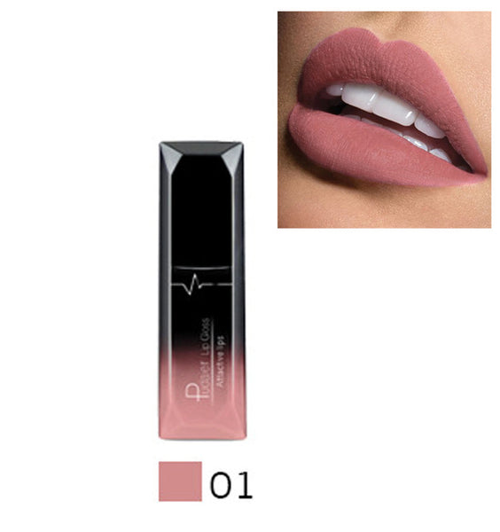 Brand Makeup 2017 Lip Gloss Colors Cosmetics Long Lasting Pigment Metallic Sexy Red Lip Tint Velvet Matte Nude Liquid Lipstick