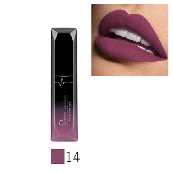 Brand Makeup 2017 Lip Gloss Colors Cosmetics Long Lasting Pigment Metallic Sexy Red Lip Tint Velvet Matte Nude Liquid Lipstick