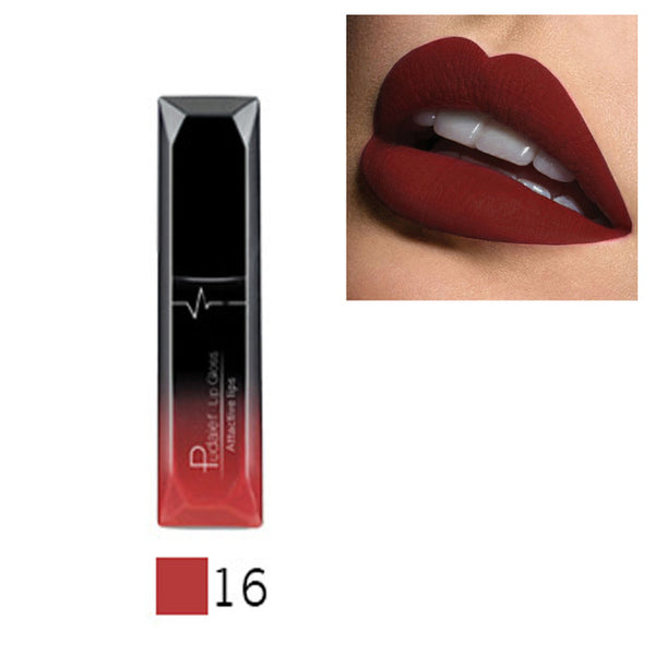 Brand Makeup 2017 Lip Gloss Colors Cosmetics Long Lasting Pigment Metallic Sexy Red Lip Tint Velvet Matte Nude Liquid Lipstick