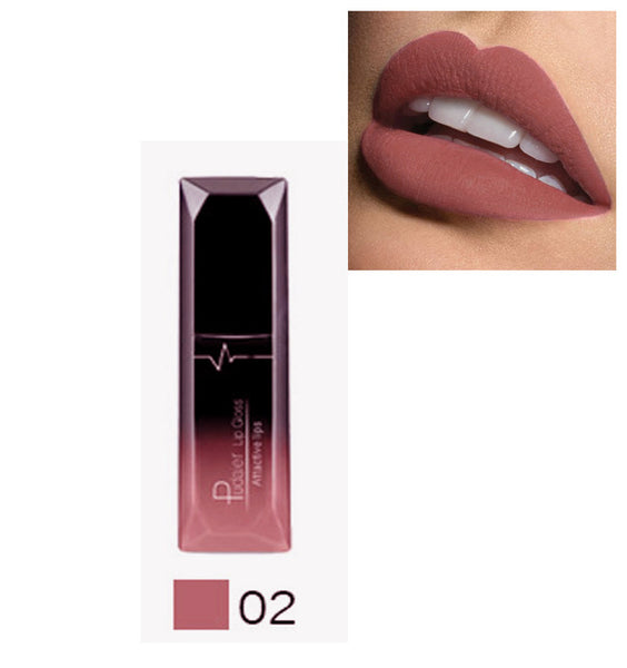 Brand Makeup 2017 Lip Gloss Colors Cosmetics Long Lasting Pigment Metallic Sexy Red Lip Tint Velvet Matte Nude Liquid Lipstick