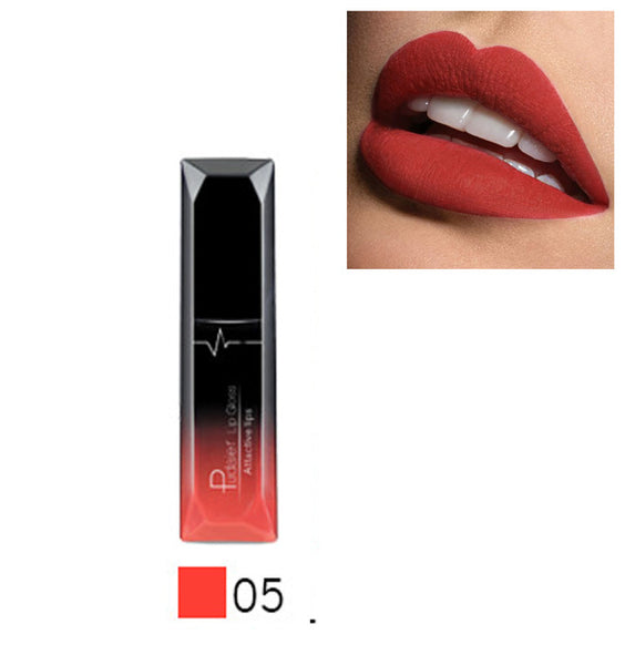 Brand Makeup 2017 Lip Gloss Colors Cosmetics Long Lasting Pigment Metallic Sexy Red Lip Tint Velvet Matte Nude Liquid Lipstick