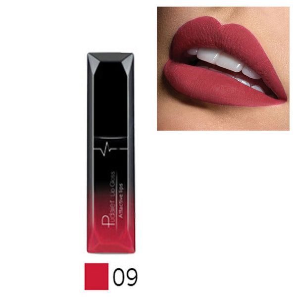 Brand Makeup 2017 Lip Gloss Colors Cosmetics Long Lasting Pigment Metallic Sexy Red Lip Tint Velvet Matte Nude Liquid Lipstick