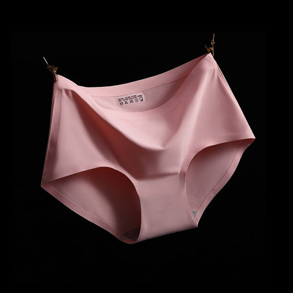 Sexy Summer Style Fashion Women's Panties Ice Silk Cool Refreshing Seamless Underwear Triangle Big Yards Female Briefs H003