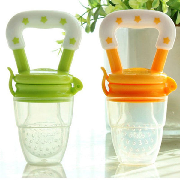 Funny Chupeta Silcone Baby Pacifier Fresh Food Feeder Feeding Nipple Dummy Fruits Nibbler Soother Bottle Clip Chain