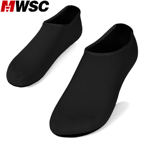 MWSC Large Size 2017 Summer New Women's Soft Aqua Slippers Female Light Beach Water Shoes Sandalias