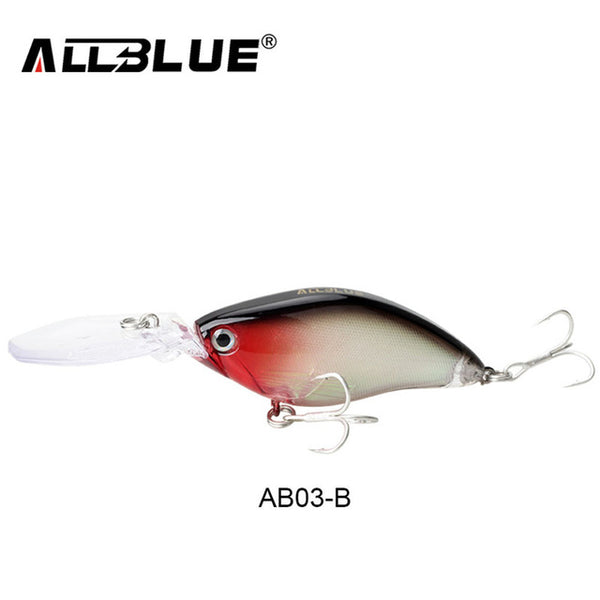 ALLBLUE Floating Deep Diving Crankbait Fishing Lures 17.8g/70mm Lifelike Wobblers With 6# Owner Hooks peche isca artificial