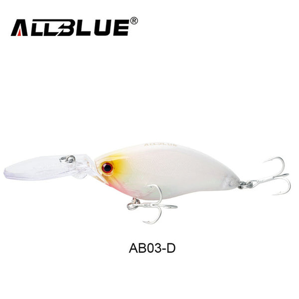 ALLBLUE Floating Deep Diving Crankbait Fishing Lures 17.8g/70mm Lifelike Wobblers With 6# Owner Hooks peche isca artificial