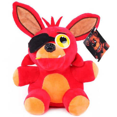 1PCS 25CM Five Nights At Freddy's 4 Kawaii Fnaf World Freddy Fazbear Bear Foxy Bonnie Chica Plush Stuffed Animal Kids Toys Doll