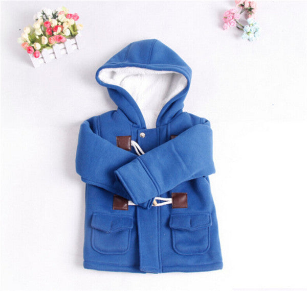 LZH Children Clothes 2017 Autumn Winter Boys Jackets For Boys Coat Kids Warm Wool Outerwear Coat Hooded Baby Boy Jacket Clothing