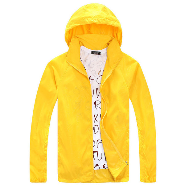 Zewo Plus Size Casual Zipper Jacket Coat Women Fashion 2017 Spring Autumn Waterproof Hooded Windbreaker Sun Clothing Men Coats