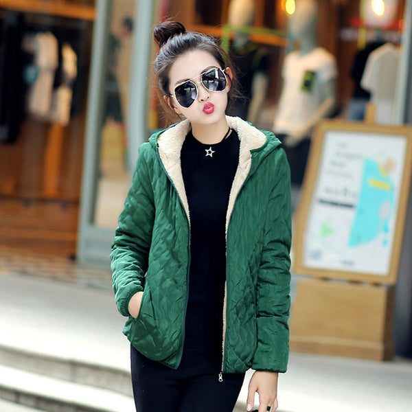 New Arrival Fleece Hooded Winter Jacket Women Parkas 2017 Spring Autumn Brand Casual Warm Long Sleeve Plus Size Coats inverno