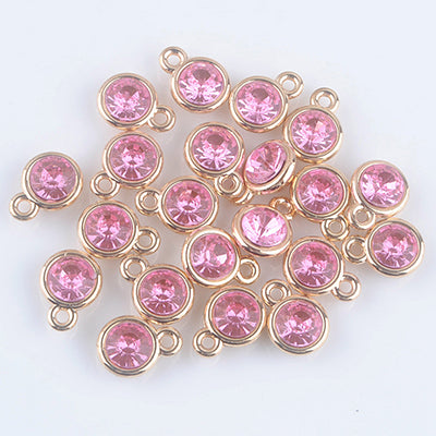 12pcs/lot mixed Birthstone charms 11mm Acrylic gold pendant for Diy Personalized Necklace and Bracelet Free shipping XY160419