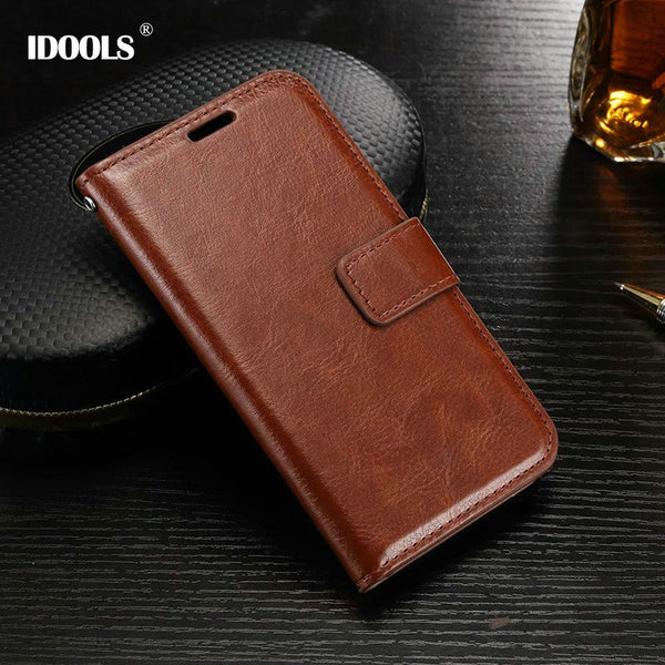 IDOOLS Luxury Leather Case For Samsung Galaxy J1 J5 J7 2016 year Flip Cover Wallet with Stand and ID Card Holder Photo Frame
