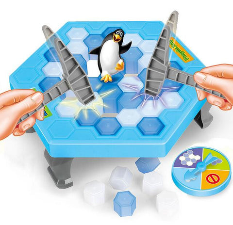 Original Box Ice Breaking Save The Penguin Family Fun Game - The One Who Make The Penguin Fall Off , The Will Lose This Game