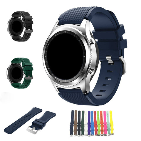 URVOI band for Samsung Gear S3 R760 R770 strap wrist colorful active silicone band with closure modern design replacement 22mm