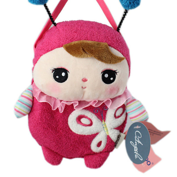 Kawaii Plush Animal Cartoon Kids Toys for Girls Children Baby Birthday Christmas Gift Angela Rabbit Girl Mini Wallet Metoo Doll