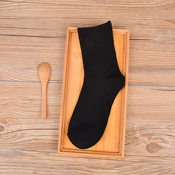 10pcs=5pairs/lot High Quality Men's Business Cotton Socks For Man Brand Autumn Winter Black Socks Male White Casual Socks 2017
