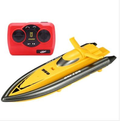 New Arrival 4 Colors HUANQI 958A 2.4G 2CH 1:10 Scale Mini Remote Control Boat Toy Christmas Gift
