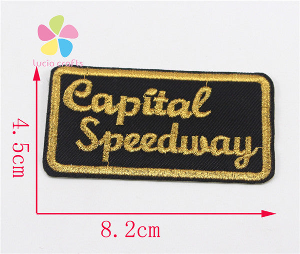 Patch for Clothing Iron On Embroidered Sew Applique Cute Patch Fabric Clothes Badge Garment DIY Apparel Accessories 082007148