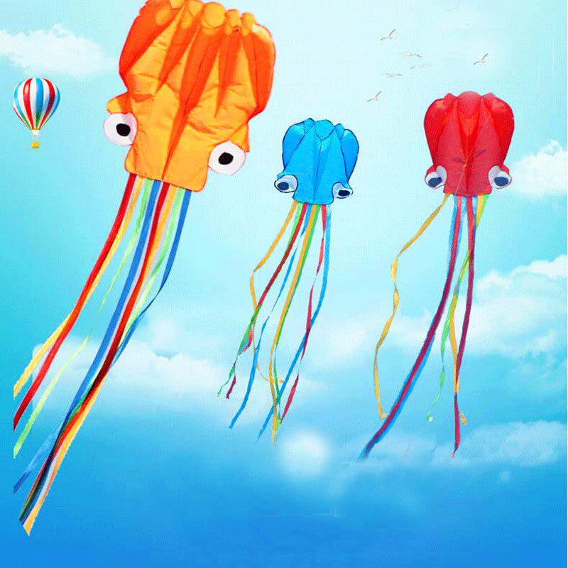 free shipping high quality large octopus kite with handle line children kites wholesale eagle kite surfing hcxkite factory