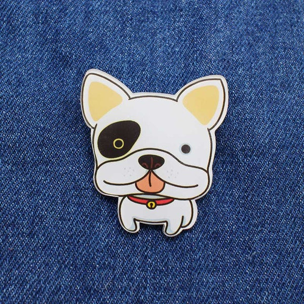 2016 New Acrylic Brooches Pins Figure Simpson Fruit cartoon jewelry cute dog cat Broche shirt enamel pin