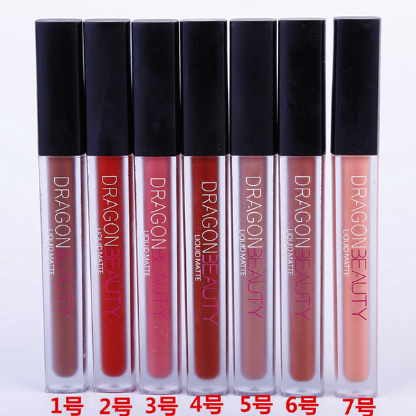 2017 New Lipstick Liquid For Women Waterproof Lipgloss Makeup Long Lasting Pigment Nude Sexy Lip Tint Matte Liquid Lipstick