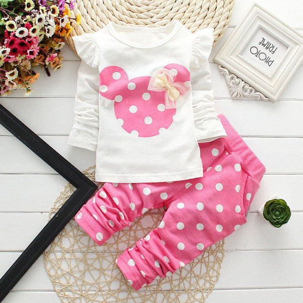 LZH Children Clothes 2017 Spring Autumn Kids Girls Clothes Set T-shirt+Pant Outfit Girls Sport Suit Toddler Girls Clothing Sets