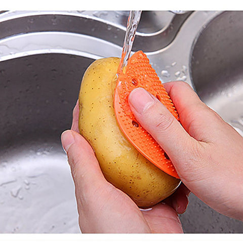 1Pc Fruit Vegetable Tools Easy Cleaning Brush For Potato Kitchen Home Gadgets New