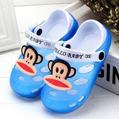 Children's sandals and slippers women jelly sandals Baotou boys and girls slip breathable hole shoes baby girls slippers summer
