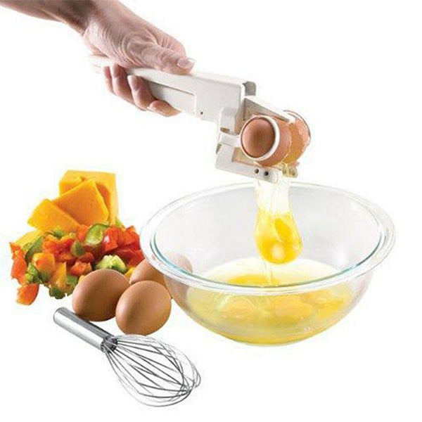 2015 Easy Egg Cracker Handheld Yolk White Separator Kitchen Gadget Tools Hot