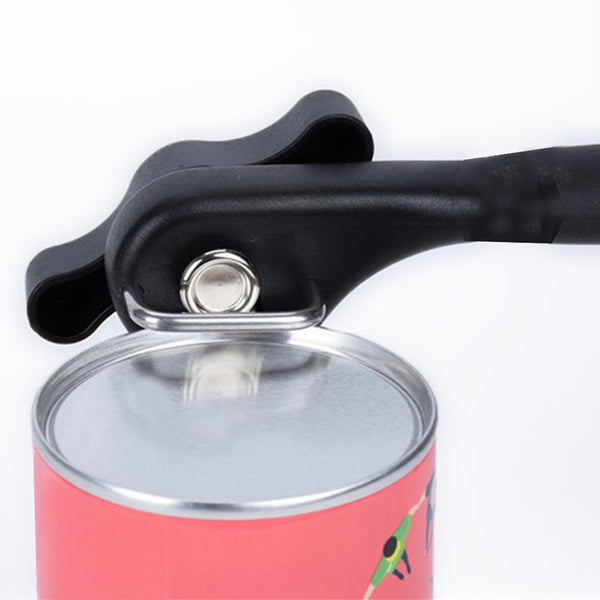 High Quality Professional Safety Can Opener Black Tin Kitchen Good Helper Bottle Opener Tool Gadgets Manual Hot