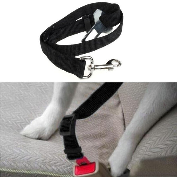 New Qualified Pet Cat Dog Safety Vehicle Car cachorro Seat Belt mascotas dog Seatbelt Harness Lead Clip  Levert Dropship dig6314