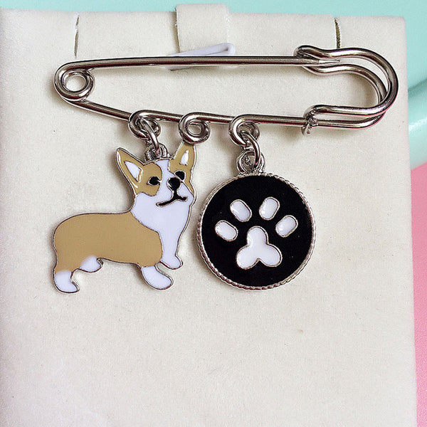 Metal PET Key Chain welsh Corgi Dogs Key Ring Bag charm Wholesale Lovely Keychain Car Keyring gift Women Jewelry Drop shipping