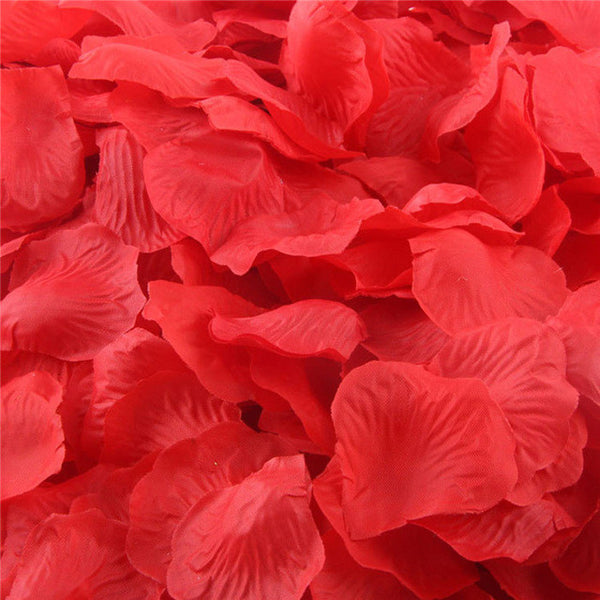 1000pcs Silk Rose Petals Artificial Flower Wedding Favor Bridal Shower Aisle Vase Decor Confetti Sep13