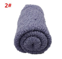 Baby Photography Props Blanket Rayon Wraps 40*150cm Stretch Knit Wrap Hammock Swaddling Padding Wraps Newborn Photo Wraps