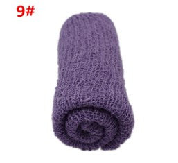 Baby Photography Props Blanket Rayon Wraps 40*150cm Stretch Knit Wrap Hammock Swaddling Padding Wraps Newborn Photo Wraps
