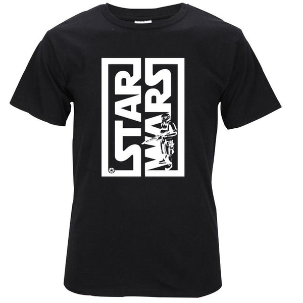 100% cotton short sleeve star wars print men tshirt cool funny men darth vader T-shirt casual o-neck mens t shirt 2017