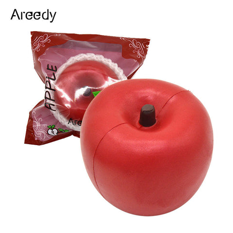 New Arrive 10cm Areedy Super Slow Rising Jumbo Red Apple Squishy Scented Toy 1pcs