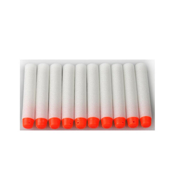 100PCs Soft Hollow Hole Head 7.2cm Refill Darts Toy Gun Bullets for Nerf Series Blasters Xmas Kid Children Gift