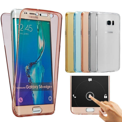 Soft TPU Full body Protective Clear Cover Phone Cases For Samsung Galaxy A3 A5 A7 J5 J7 2016 J1 J510 G530 S4 S5 S6 S7 Edge Case