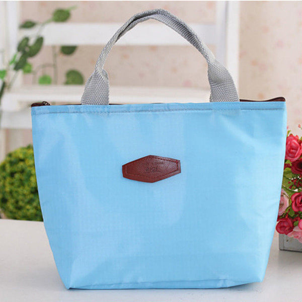 Women Portable Insulated Thermal Cooler Lunch Box Carry Tote Bag Travel Picnic