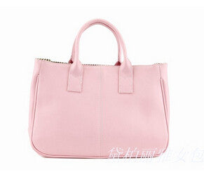TMYOY Quality women Top-Handle Bags PU Leather Handbags Solid Tote casual Bolsas Female Ladies candy color Women hand Bags VS024