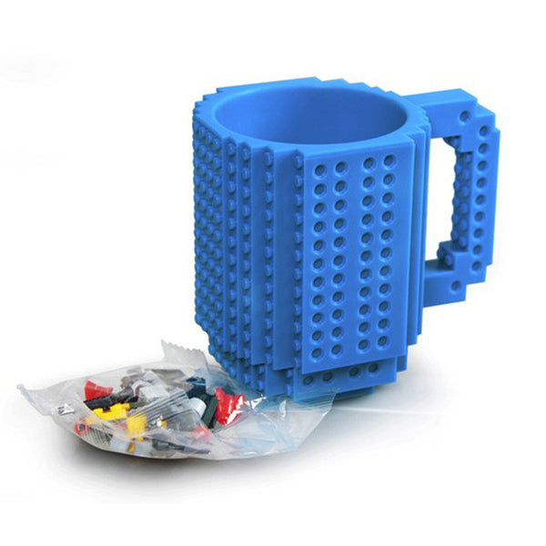 New Fashion Creative Drinkware Building Blocks Mugs DIY Coffee Cup Block Puzzle Mug 350ml Personality Water Cup