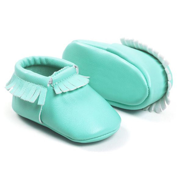 Princess Toddler Infant Soft Sole PU Leather Shoes Tassels Baby Various Bebe Moccasin 0-18M