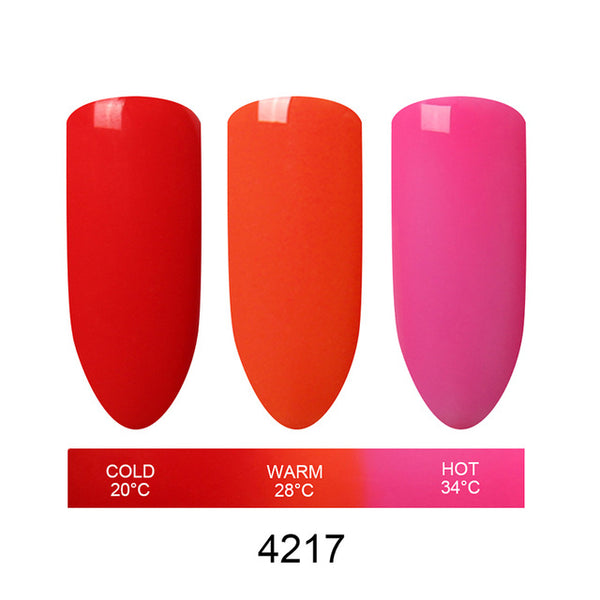 Beau Gel Mood Temperature Color Change UV Gel Polish Varnish Nail Vernis Semi Permanent Polish Chameleon Gradient Gel Gelpolish